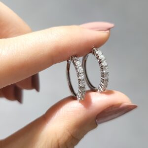 Outlet Pırlanta 0,53 Ct Halka Küpe