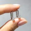 Outlet Pırlanta 0,19 Ct Tektaş Küpe KP02754