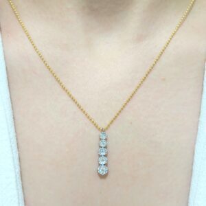 Outlet Pırlanta 0,30 Ct Tasarım Kolye