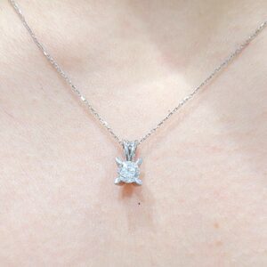 Outlet Pırlanta 0,50 Ct Tektaş Kolye KL02753