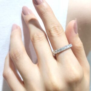 Outlet Pırlanta 1,02 Ct Yarımtur Yüzük