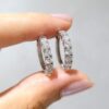 Outlet Pırlanta 1,40 Ct Halka Küpe KP02684