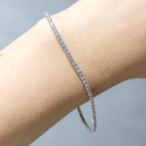 Outlet Pırlanta 1,42 Ct Suyolu Bileklik BL01349