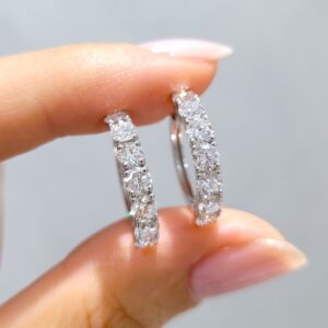 Outlet Pırlanta 2,27 Ct Halka Küpe KP02805