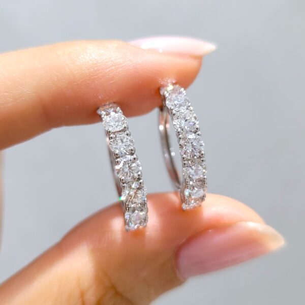 Outlet Pırlanta 2,27 Ct Halka Küpe KP02805