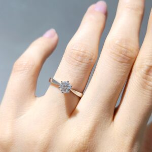 Outlet pırlanta 0,51 Ct GIA Sertifikalı Tektaş Yüzük