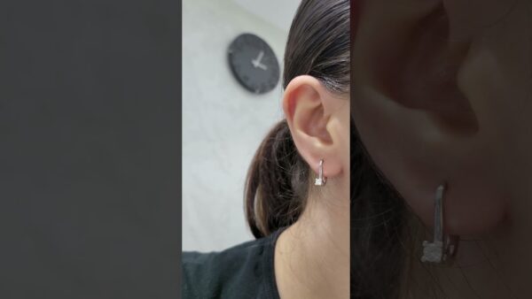 0.19 Ct Solitaire Diamond Earrings product video