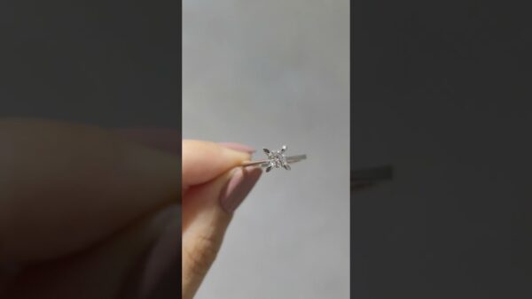 Pırlanta 0,32 Ct D Renk HRD Sertifikalı Tektaş Yüzük ürün videosu