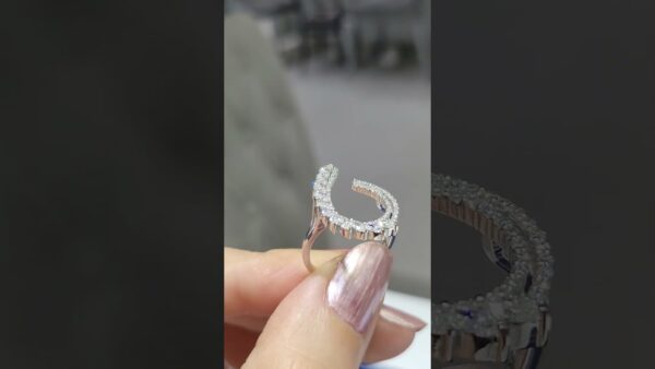 Pırlanta 0,62 Ct Markiz Tasarım Yüzük ürün videosu