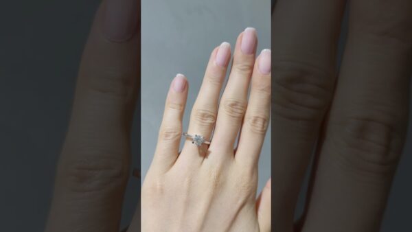 Pırlanta 0,74 Ct E Renk HRD Sertifikalı Tektaş Yüzük ürün videosu