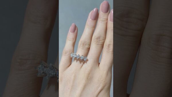 0.85 Ct Five-Stone Diamond Ring product video