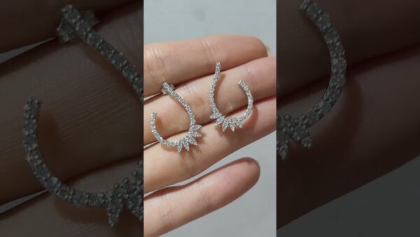 Pırlanta 0,86 Ct Fantezi Küpe ürün videosu