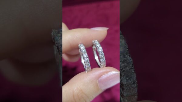 Pırlanta 1,40 Ct Halka Küpe ürün videosu