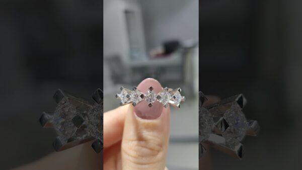 1.50 Ct GIA-Certified Five-Stone Diamond Ring product video