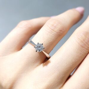 Outlet Pırlanta 0,50 Ct HRD Sertifikalı D Renk Tektaş Yüzük