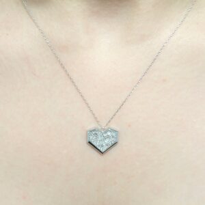 Outlet Pırlanta 0,50 Ct Kalp Kolye