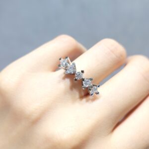 Outlet Pırlanta 0,71 Ct Beştaş Yüzük