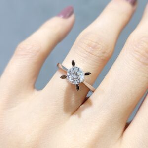 Outlet Pırlanta 1,00 Ct HRD Sertifikalı Tektaş Yüzük