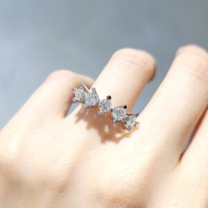 Outlet Pırlanta 1,04 Ct Klasik Beştaş Yüzük