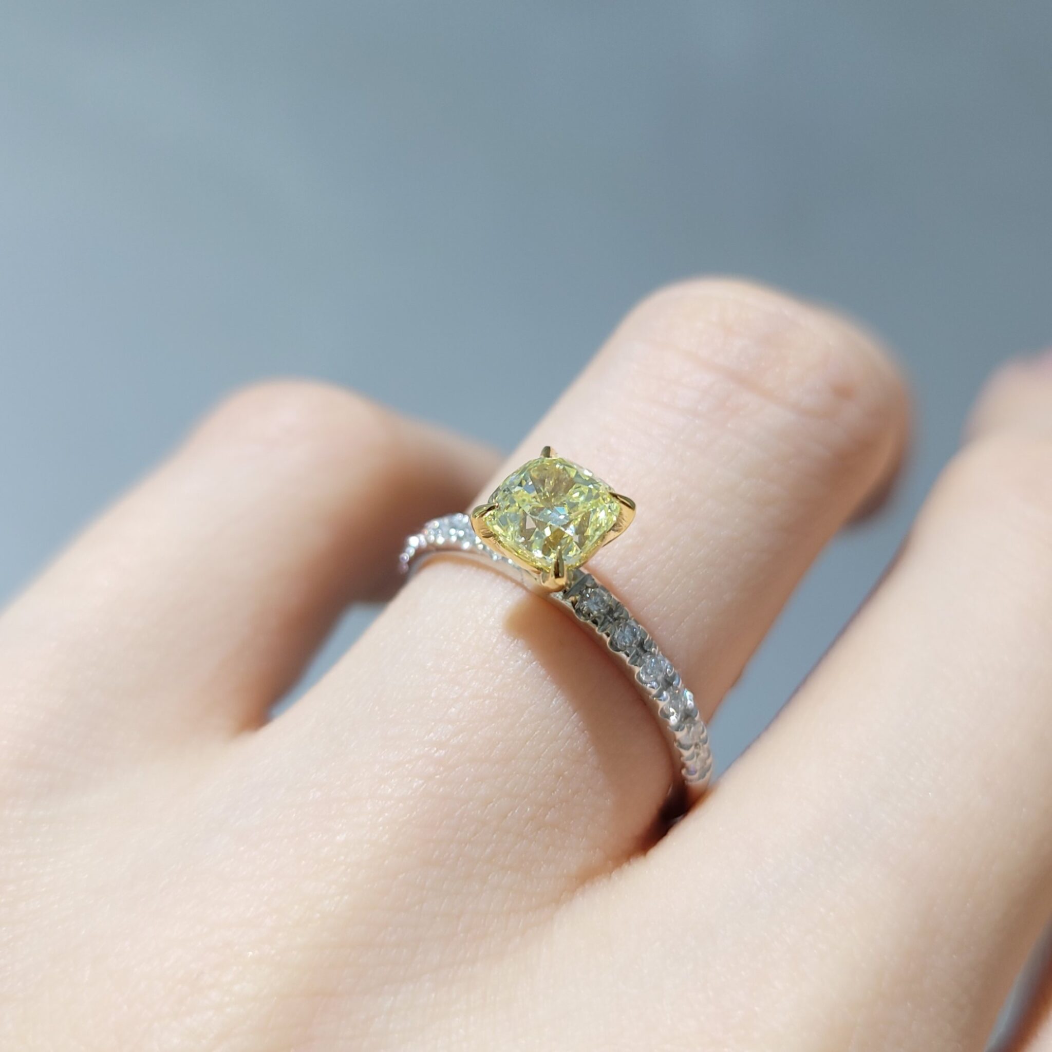 Outlet Pırlanta 1,06 Ct Tektaş Sarı Pırlanta - Görsel 2