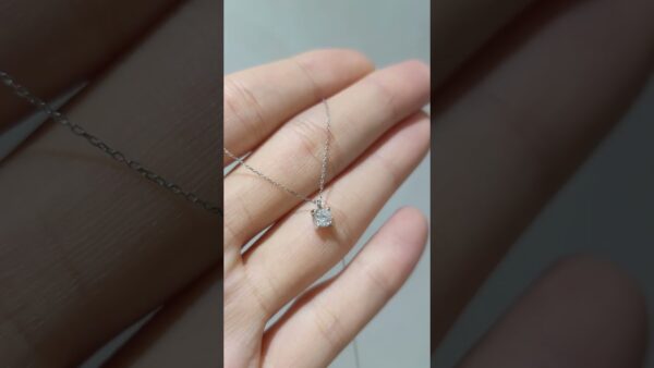 0.21 Ct Solitaire Diamond Necklace product video