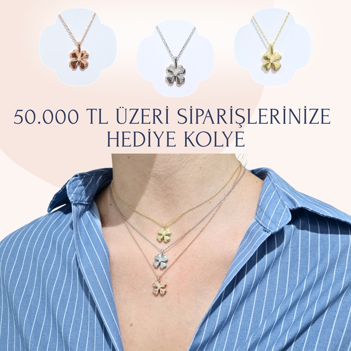 
Im-Diamond-Outlet-Pirlanta-hediye-gumus-yonca-kolye-beyaz-rose-yesil