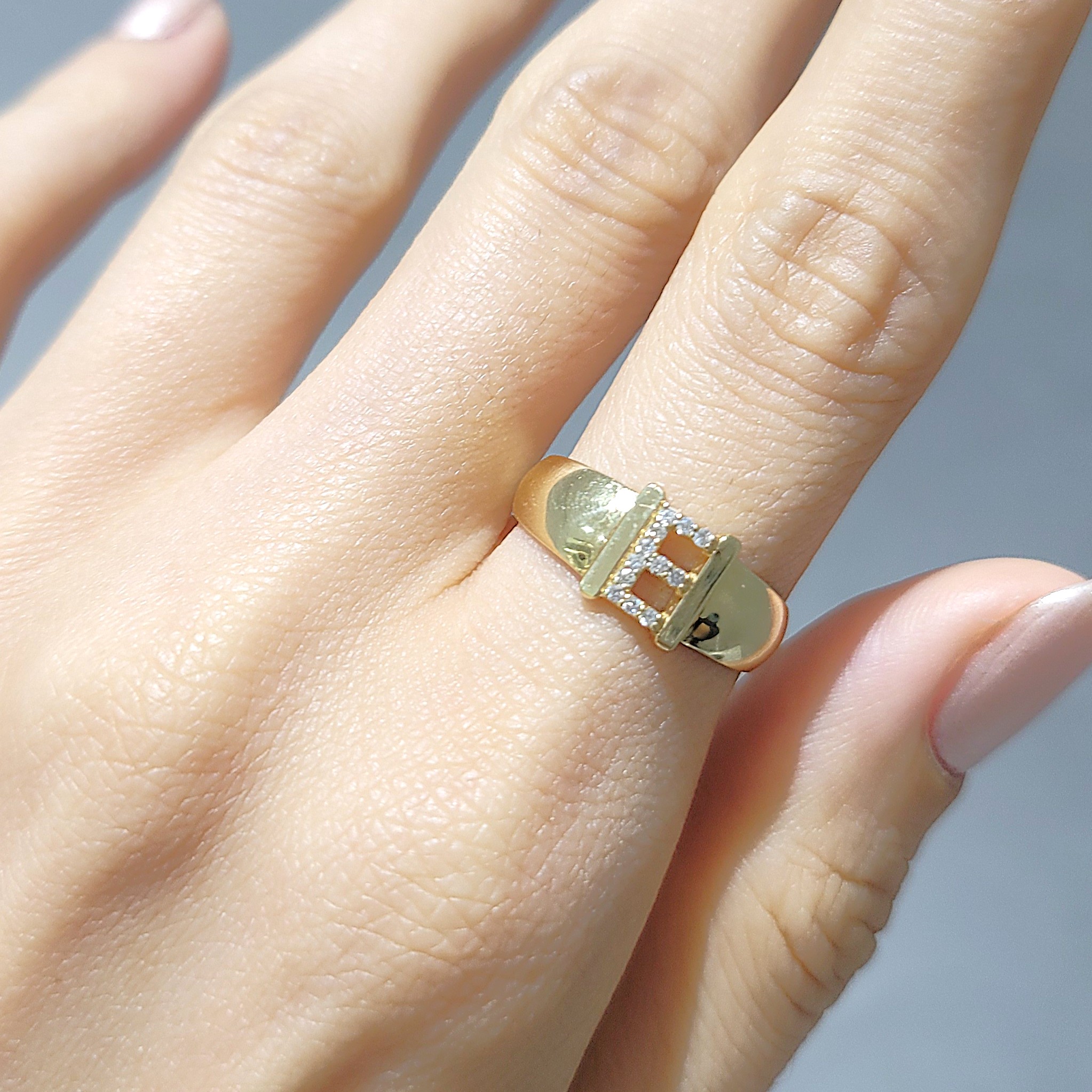 Outlet Pırlanta 0,06 Ct E Harf Yüzük