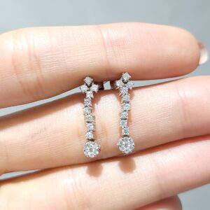 Outlet Pırlanta 0,41 Ct Zarif Küpe KP02750