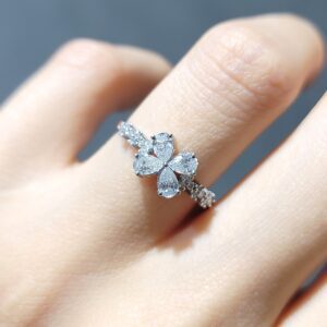 Outlet Pırlanta 0,59 Ct Fantezi Yüzük KR00842