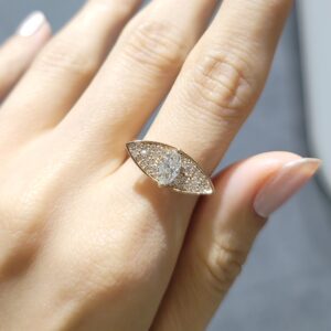 Outlet Pırlanta 0,62 Ct Fantezi Yüzük