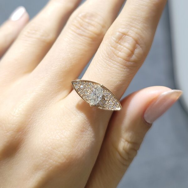 Pırlanta 0,62 Ct Fantezi Yüzük — görsel 1