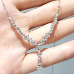 Outlet Pırlanta 0,84 Ct Zarif Kolye KL02839