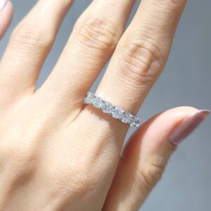 Outlet Pırlanta 1,35 Ct HRD Sertifikalı Yarımtur Yüzük YZ10398