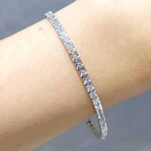 Outlet Pırlanta 1,65 Ct Suyolu Bileklik BL01388