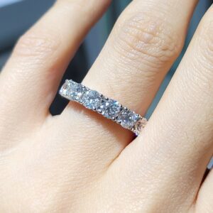 Outlet Pırlanta 2,12 Ct HRD Sertifikalı Yarımtur Yüzük