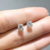 Outlet Pırlnta 0,83 Ct HRD Sertifikalı Tektaş Küpe KP02688
