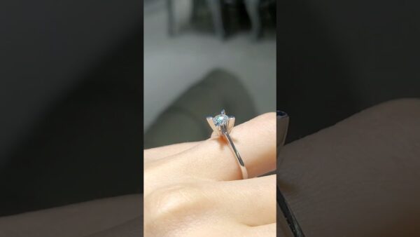 0.40 Ct HRD-Certified D-Colour Solitaire Diamond Ring product video