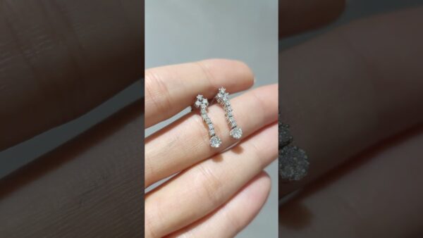 0.41 Ct Delicate Diamond Earrings product video