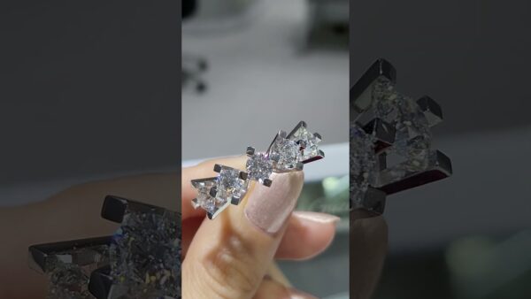 3.82 Ct HRD-Certified Five-Stone Diamond Ring product video