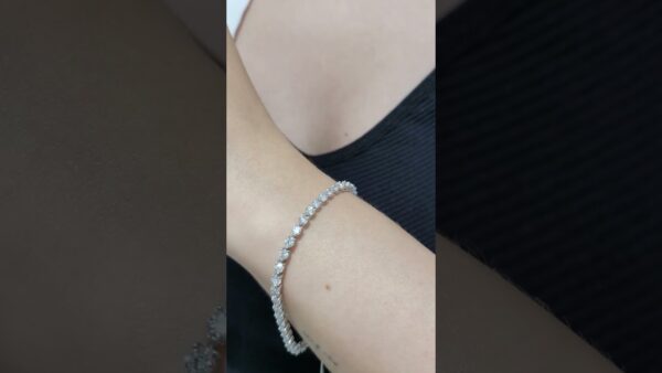 Pırlanta 4,33 Ct Suyolu Bileklik ürün videosu