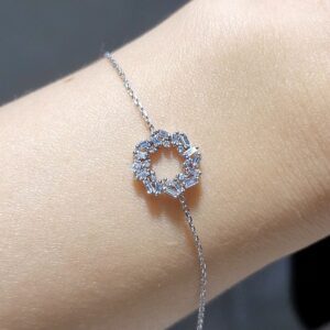 Outlet Pırlanta 0,30 Ct Zarif Bileklik BL01411
