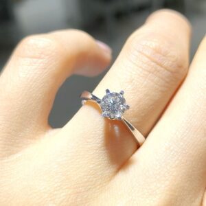 Outlet Pırlanta 0,72 Ct Tektaş Yüzük YZ10393