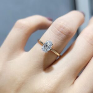 Outlet Pırlanta 0,75 Ct GIA Sertifikalı Tektaş Yüzük YZ10384