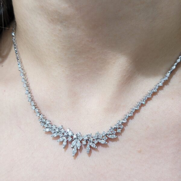 Outlet Pırlanta 2,15 Ct Zarif Gerdanlık GR00441