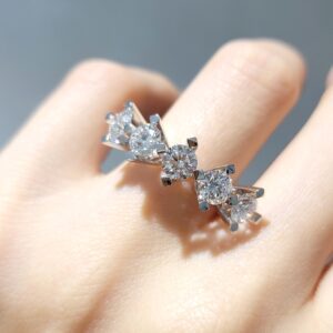 Outlet Pırlanta 2,26 Ct GIA Sertifikalı Beştaş Yüzük YZ10423