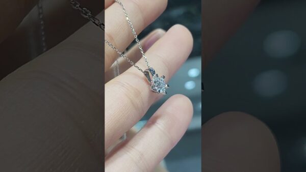 0.72 Ct HRD-Certified Solitaire Diamond Necklace product video