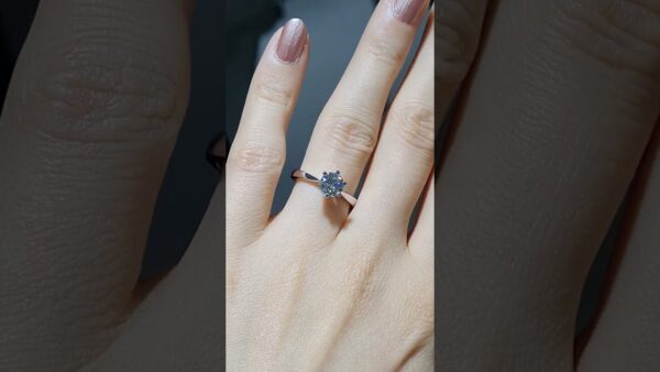 Pırlanta 1,00 Ct GIA Sertifikalı Tektaş Yüzük ürün videosu