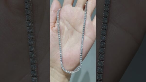 5.02 Ct Tennis Diamond Necklace product video