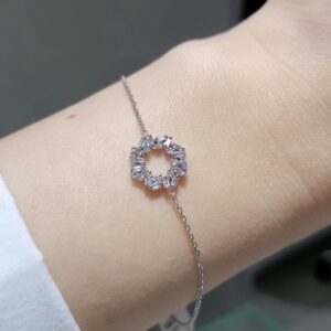 Pırlanta 0,32 Ct Zarif Bileklik BL01436