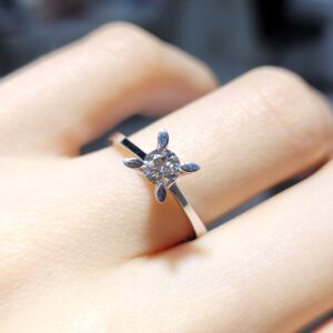 Outlet Pırlanta 0,31 Ct HRD Sertifikalı Tektaş Yüzük YZ10279